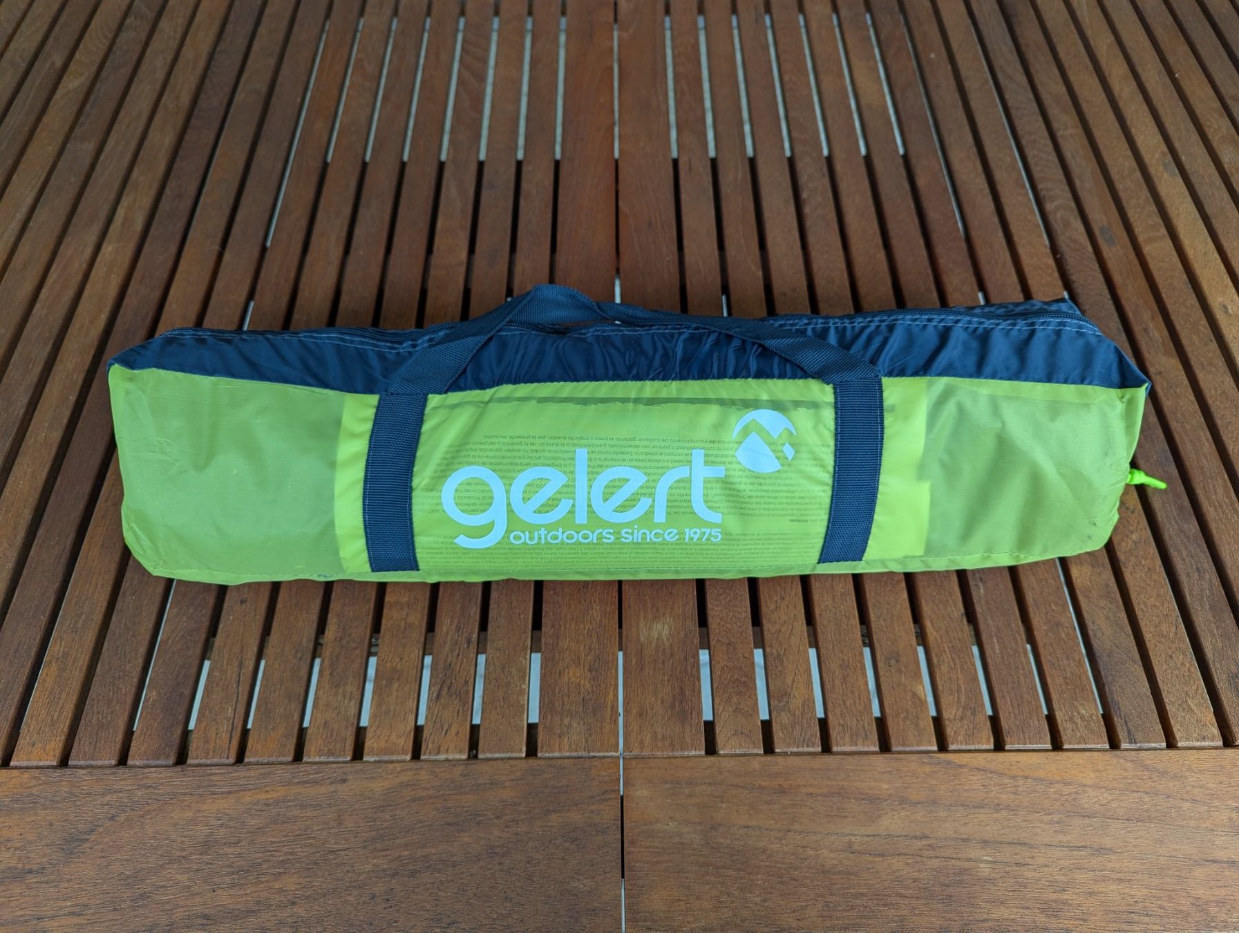 Tende : Gelert Monodome 2 Zelt - Lime/Charcoal – Usato da Niederglatt ZH venduto da Dgeiss