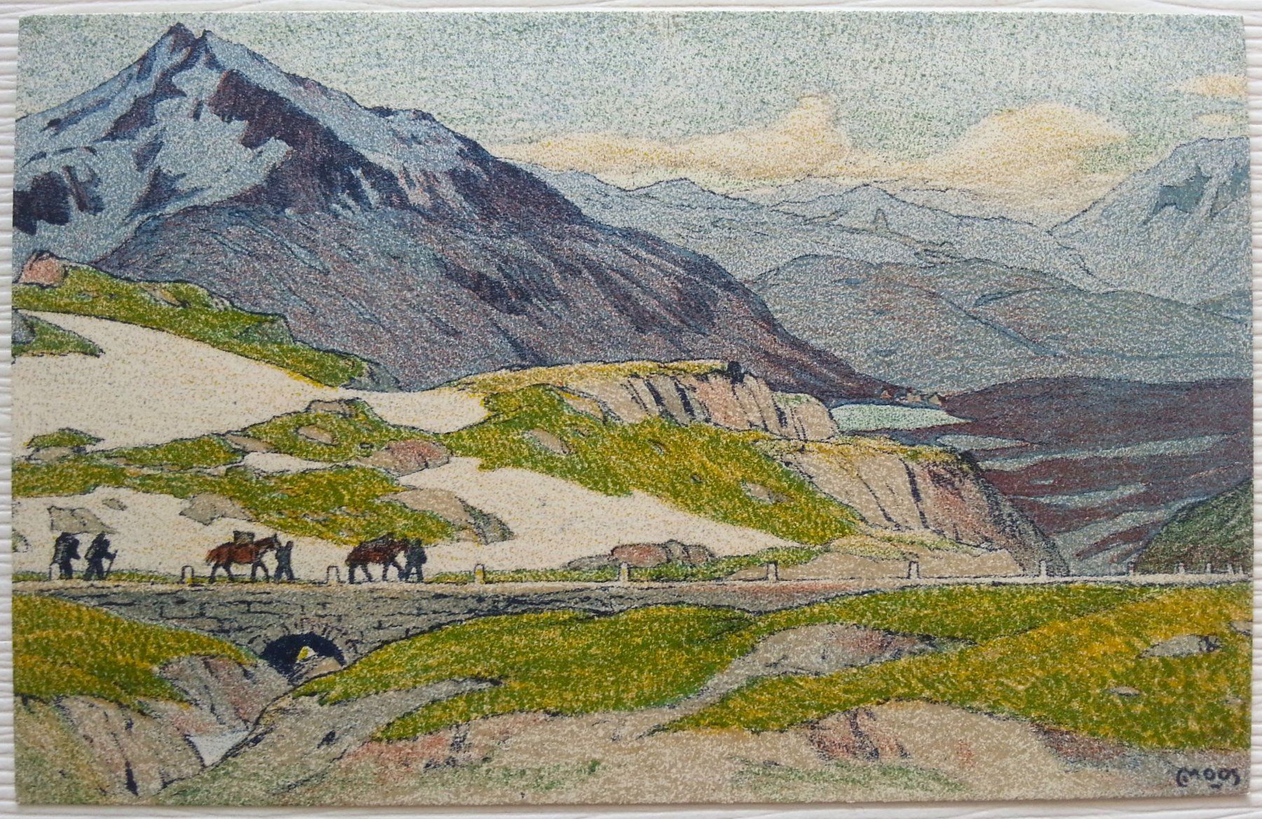Cartoline postali: AK 5x Militärpostkarten, C. Moos, 1914 – Usato da Oberriet SG venduto da Manick 2