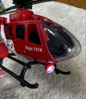 Spielzeug Helikopter Rega 1414 rot weiss guter Zustand 64cm