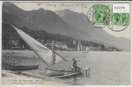 Le Bouveret - Lac Leman - Barque - animee