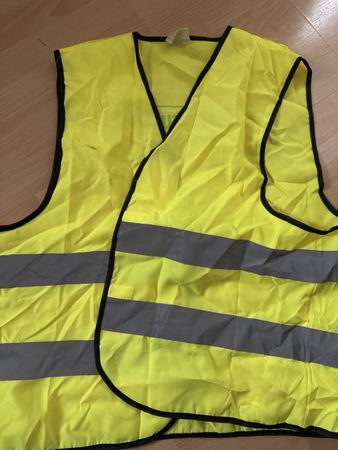Warnweste gelb mit Reflektoren Grösse L