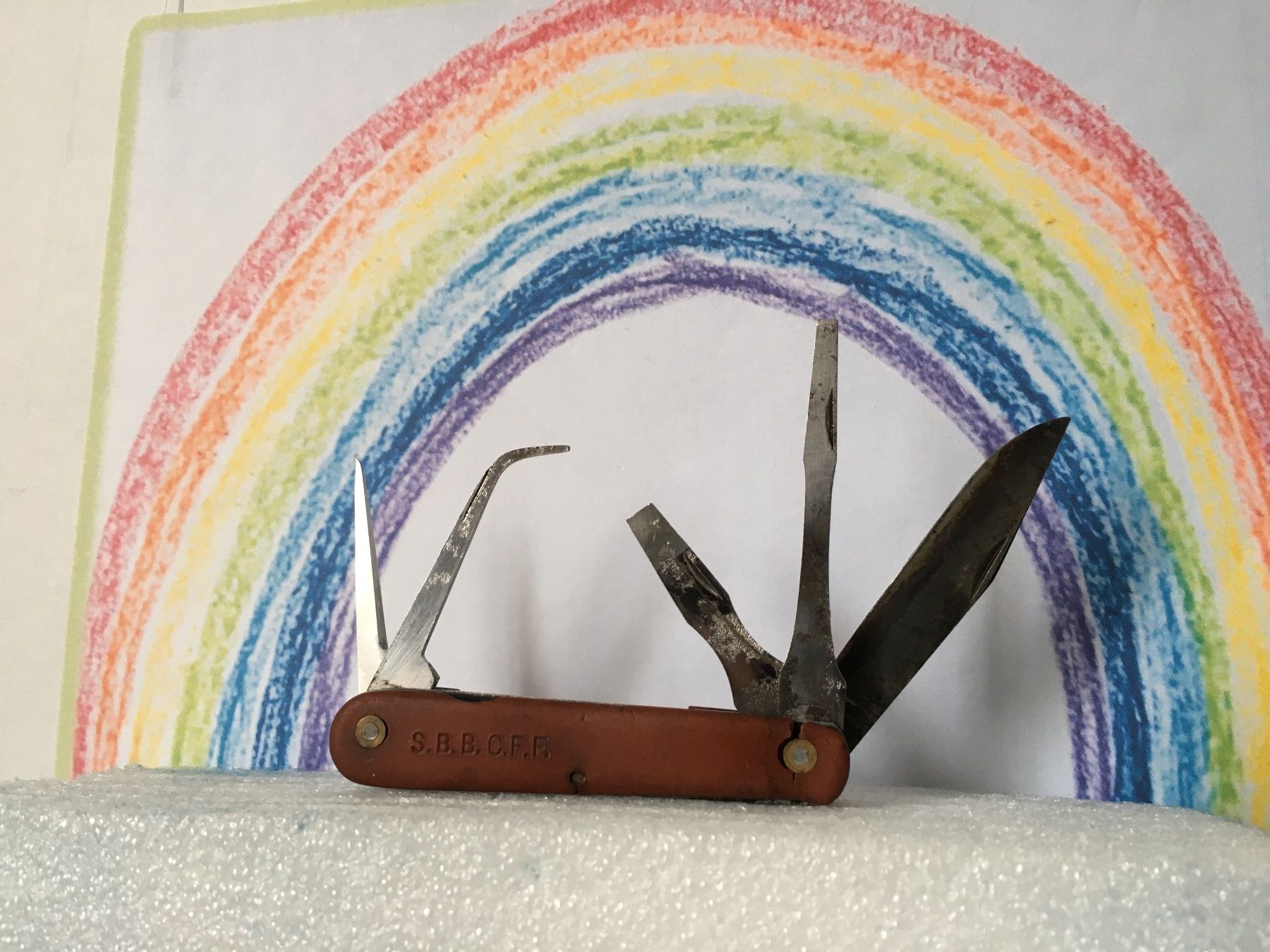 Victorinox Taschenmesser: VICTORIA SWITZERLAND - Sackmesser - S.B.B. C.F.F. – Gebraucht aus Andwil SG von Rainboli 2