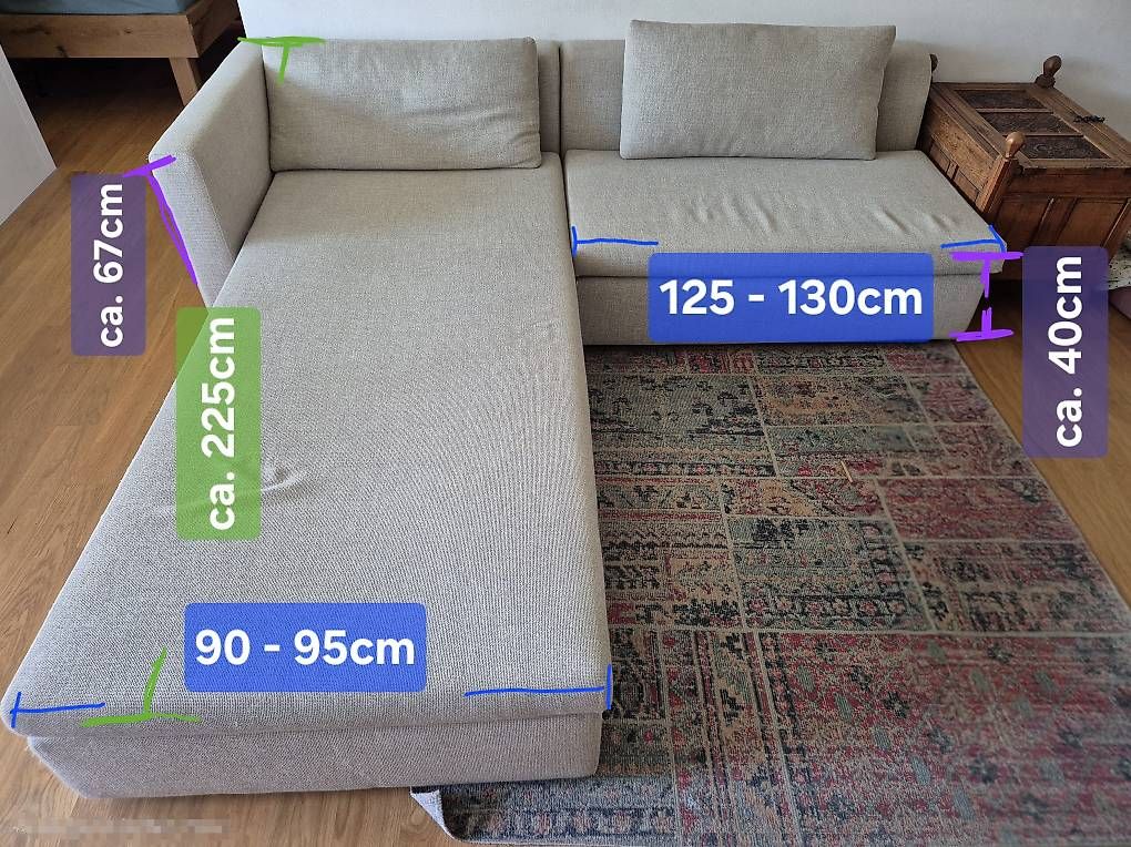 Sofas: Sofa (Bettsofa) L-Form – Gebraucht aus Lufingen von Fth90th