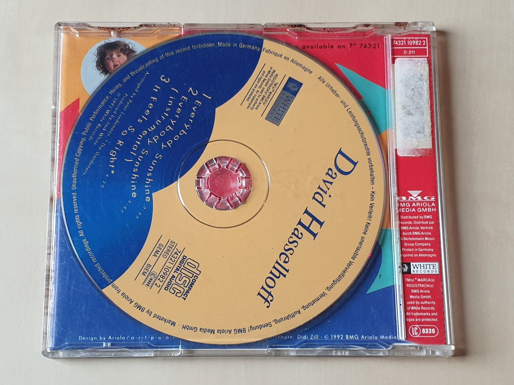 CDs: David Hasselhoff Everybody Sunshine – D'occasion à Stansstad par collectorsshop 1