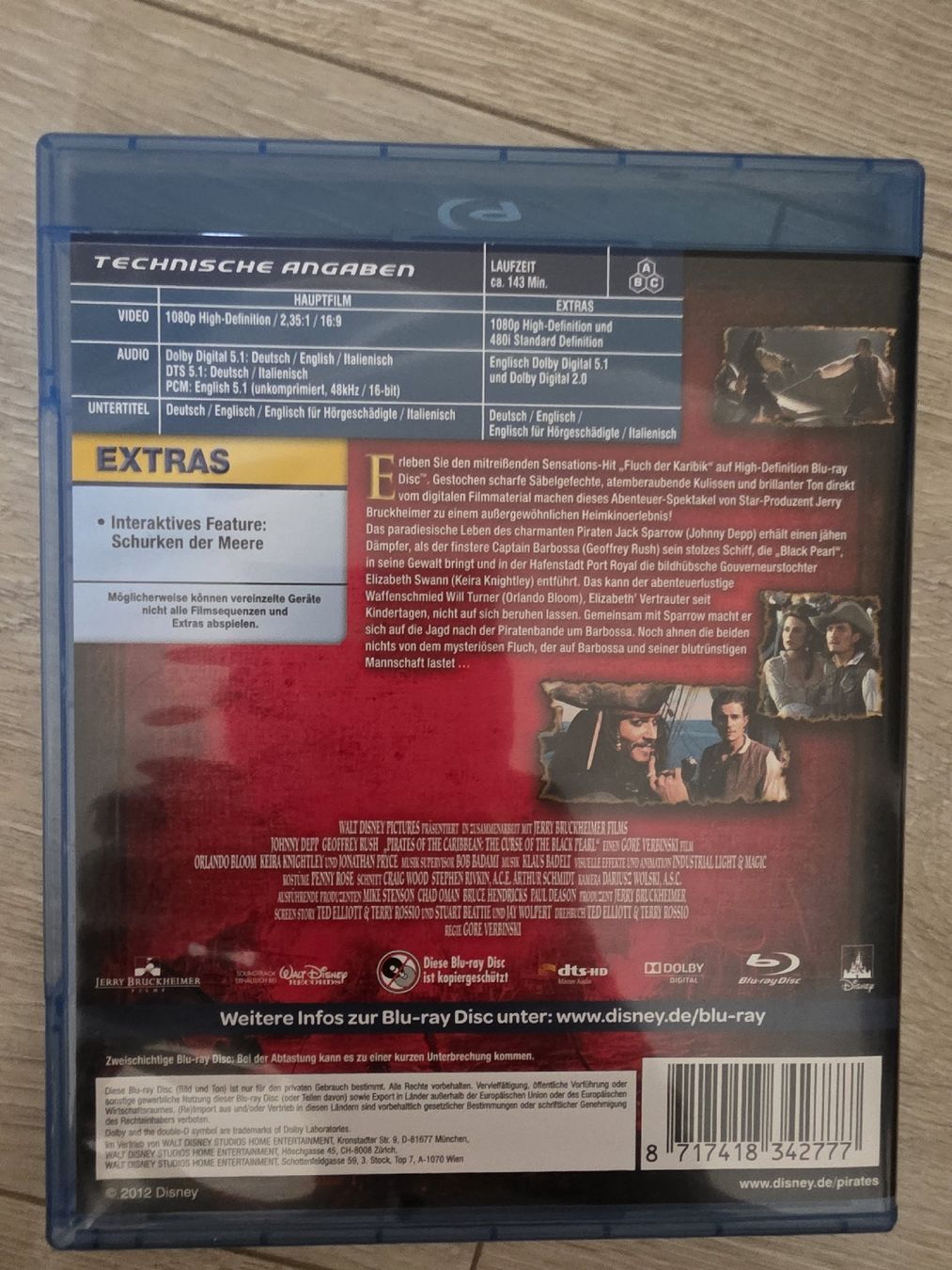 Alle DVDs: Fluch der Karibik Blu-ray – Neu (gemäss Beschreibung) aus Wigoltingen von Zuckerfee84 1