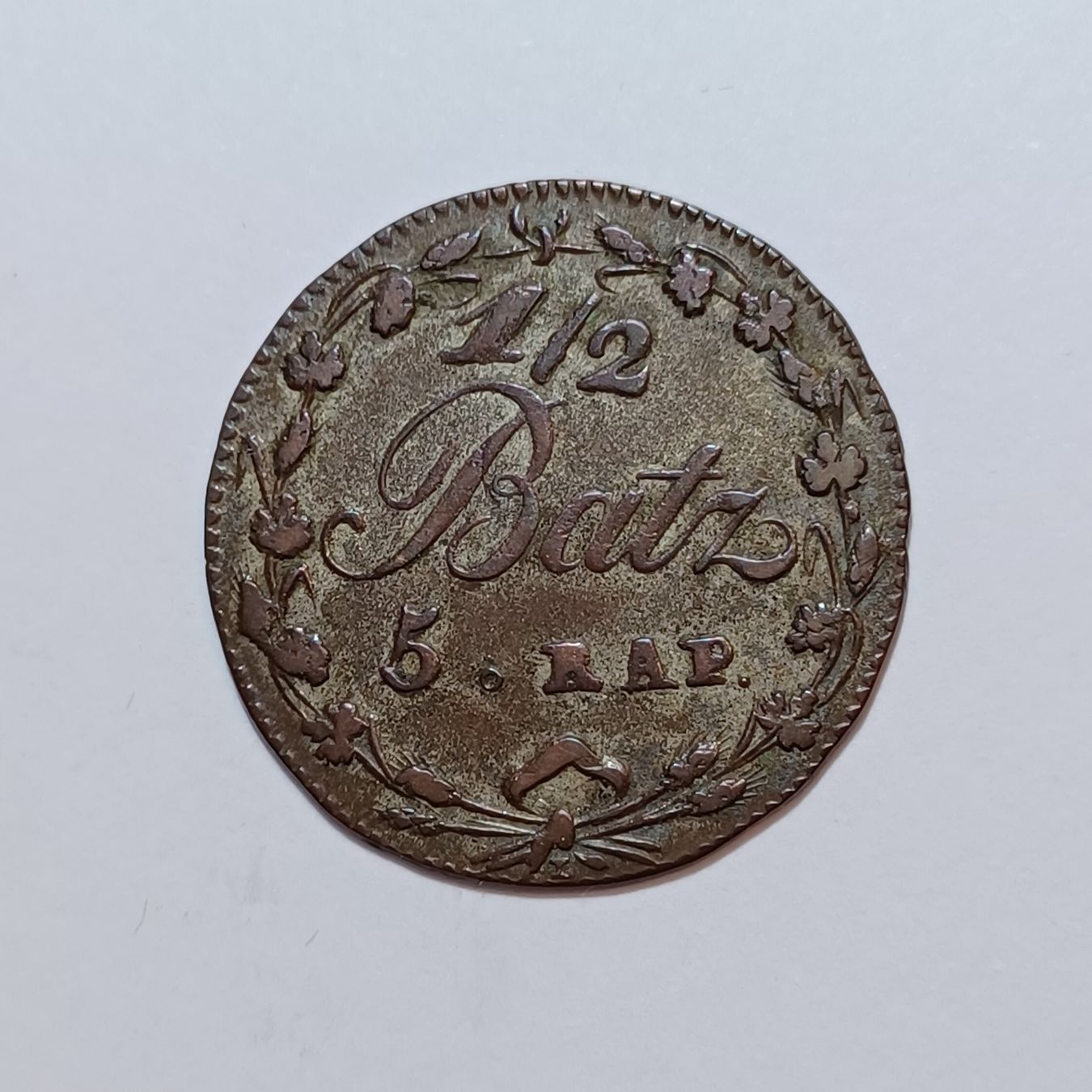 Alle Münzen: 1/2 Batzen 1806 Waadt – Gebraucht aus Pfäffikon ZH von Schweizer_Muenzen 1