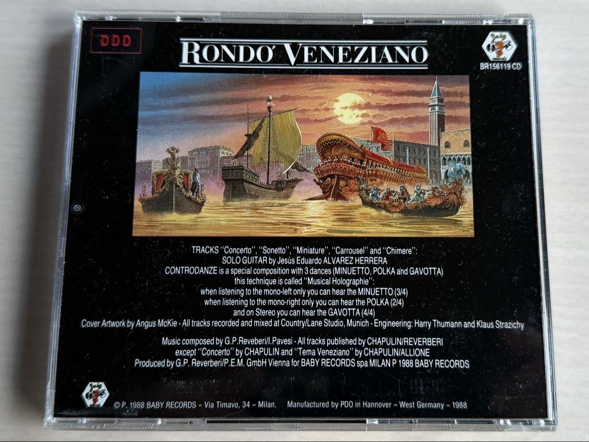 CD: Rondo Veneziano "Concerto" CD Klassik – Usato da Oberried Brienz venduto da Chyara 1