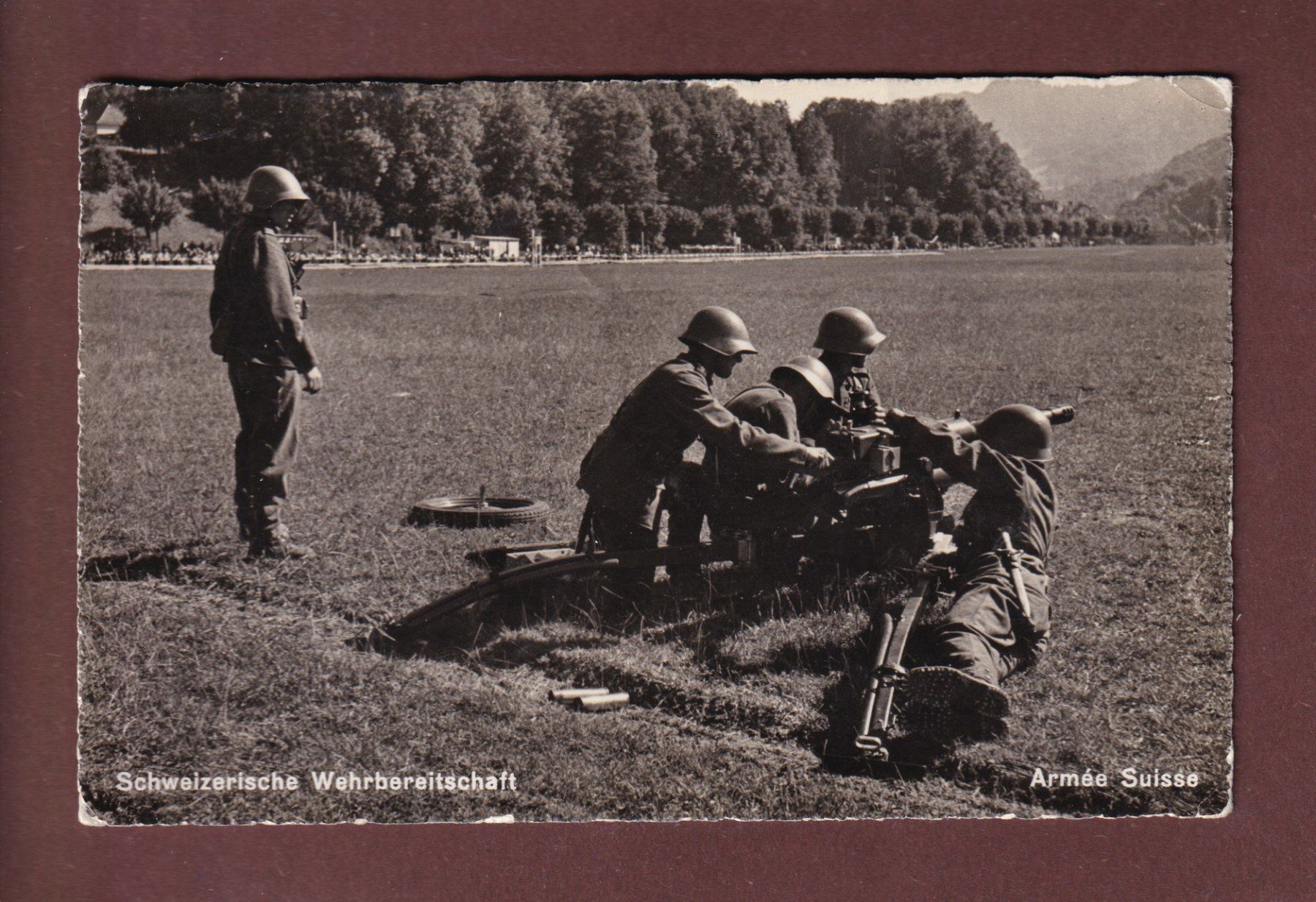Cartoline postali: ARMEE - Schweizerische Wehrbereitschaft – Usato da Pully venduto da nicecards-shop