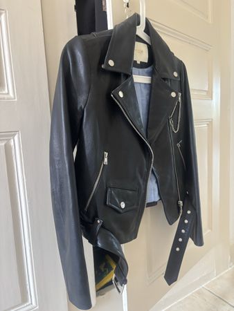 Maje veste en cuir new