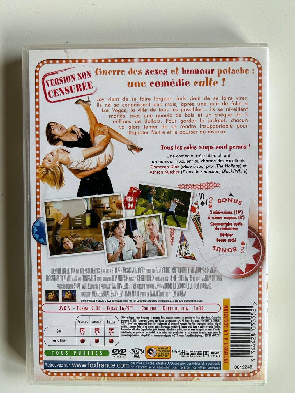 Alle DVDs: JACKPOT (CAMERON DIAZ) – Gebraucht aus St-Cierges von Crisi53 1