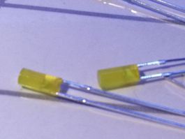 Zylinder-LED gelb 3mm, 5 Stück