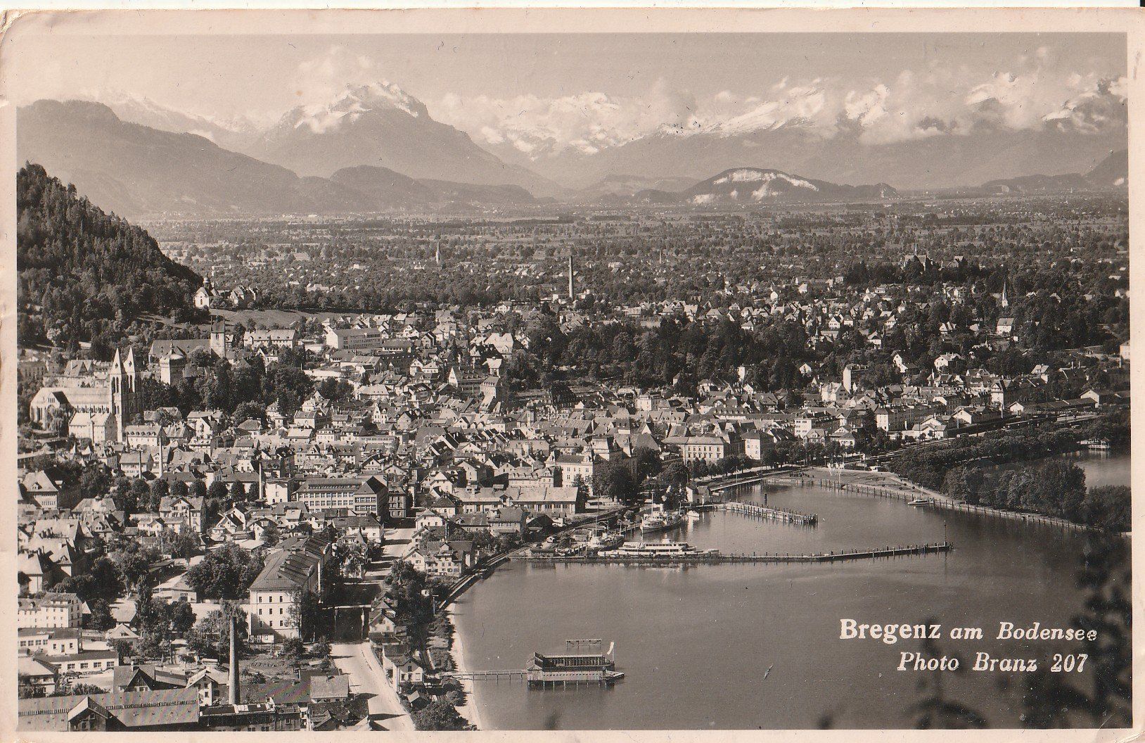 Cartoline postali: Bregenz am Bodensee – Usato da Lumbrein venduto da made02