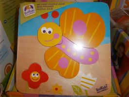 Holz Puzzle Schmetterling 18M+