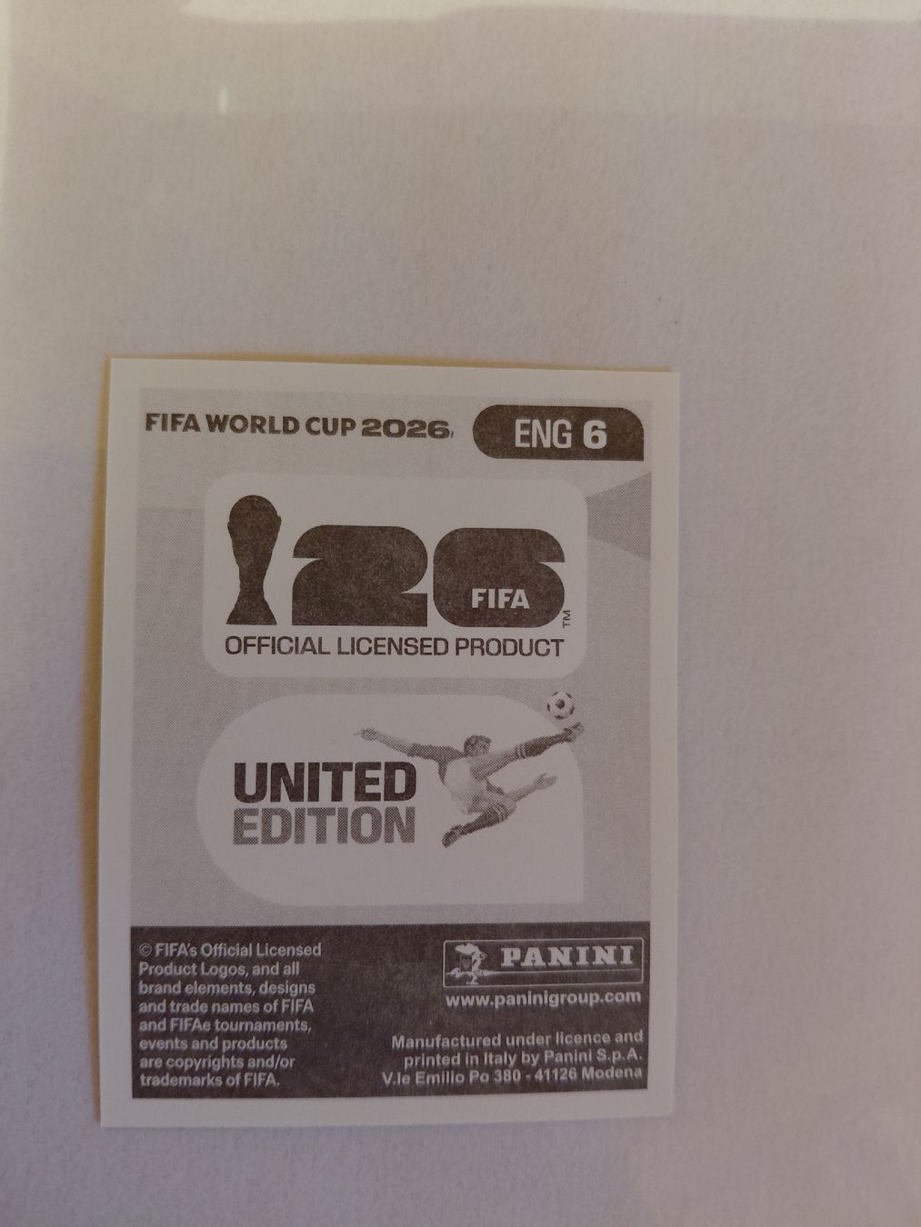 Panini Carte collezionabili: Panini 2026 sticker ENG 6 Alexander – Nuovo (secondo la descrizione) da Ovronnaz venduto da Ma-94-hey 1