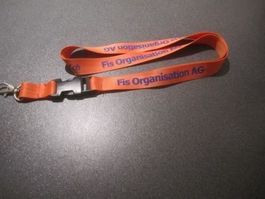 Schlüsselband Fis Organisation AG, orang