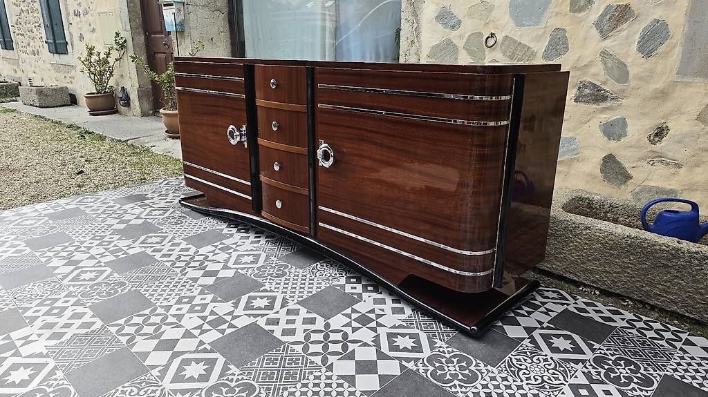 Credenze: Enfilade art deco acajou VENDU – Usato da Mollens VD venduto da espritartdeco 4