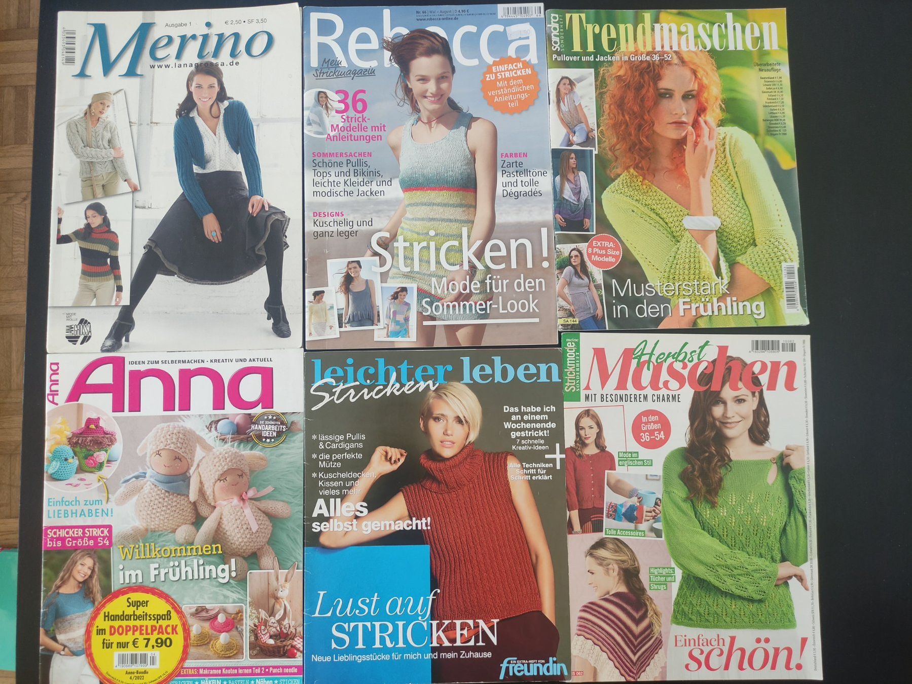Riviste & Magazine: Strickhefte 6 Stück verschiedene – Usato da Winterthur venduto da pro_hy9j