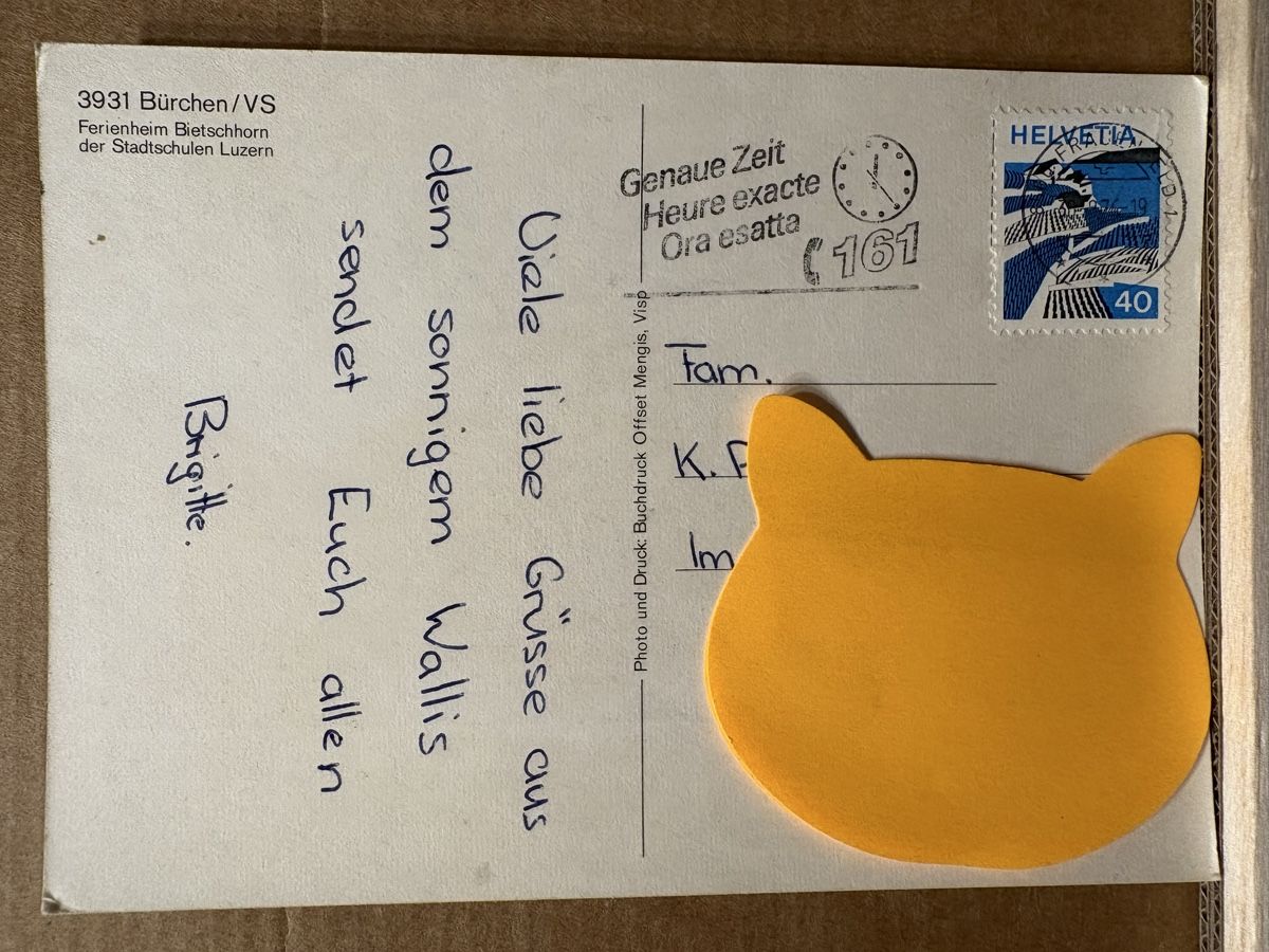 Cartoline postali: AK von Bürchen – Usato da Rümlang venduto da Kartenpost1 1