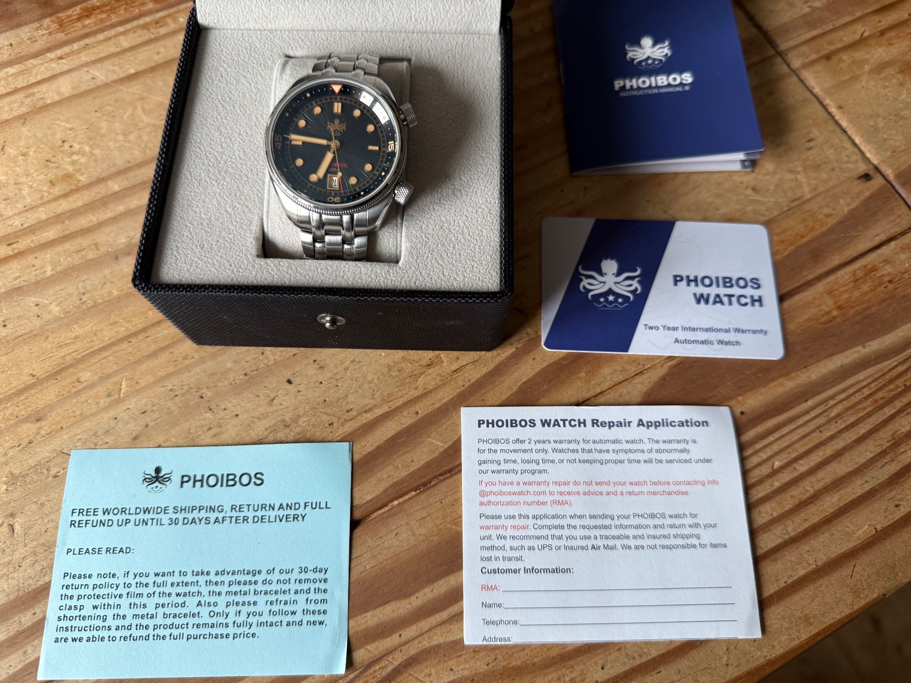 Montres: Phoibos Eagle Ray 200m Automatic Compressor Dive Watch – D'occasion à Hombrechtikon par stonefenix 1