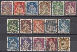 SBK 107 - 116 mit Vollstempel