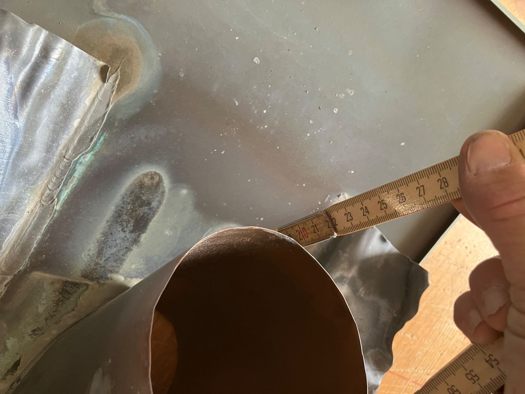 Altri materiali da costruzione: Dunstrohr- oder Lüftungsfassung für steiles Dach – Usato da Spiez venduto da hinbieger 2
