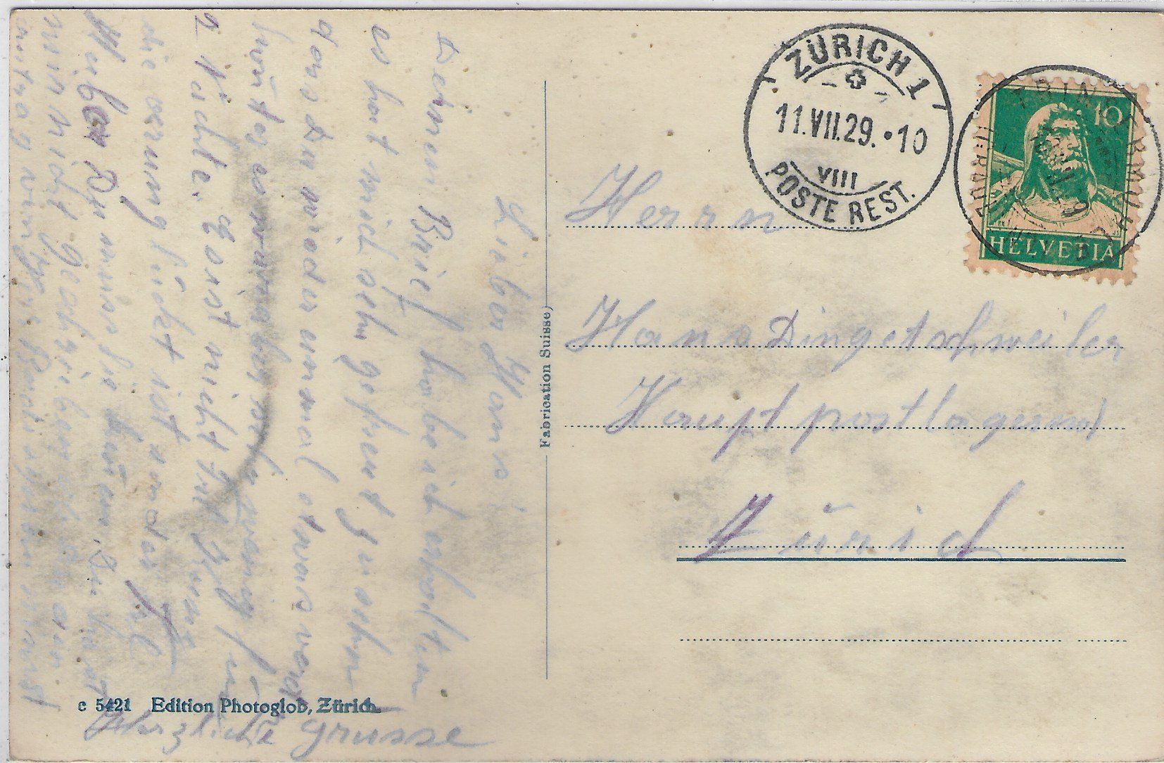 Cartoline postali: Trinsermühle - Generalansicht – Usato da Ettingen venduto da Kartenplanet 1