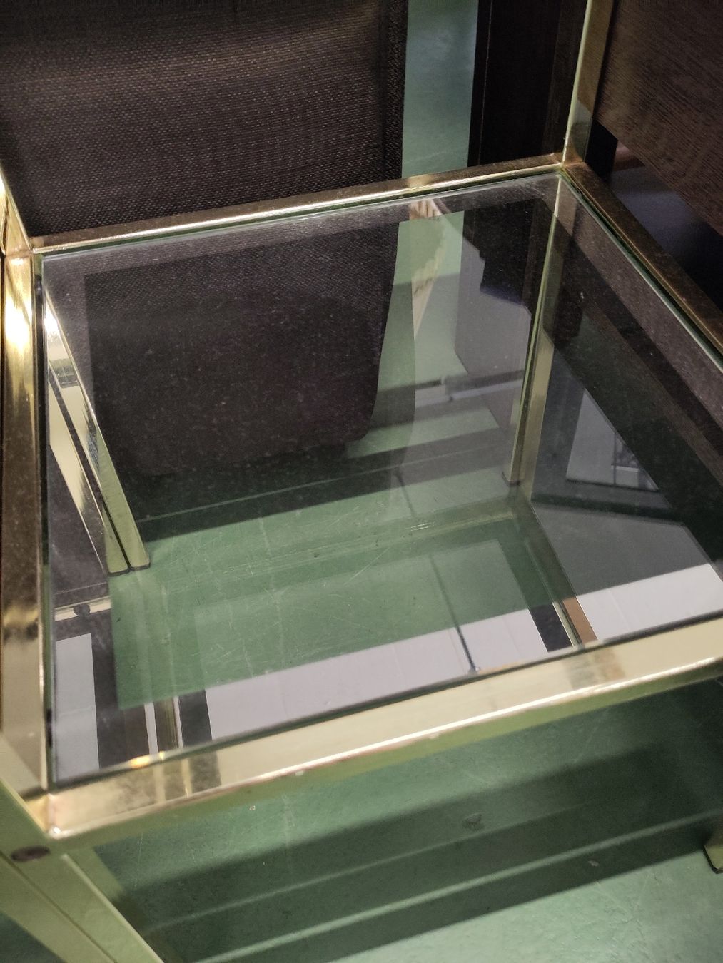 Tavoli: Beistelltische 2 Stück Glas&Messing – Usato da Pratteln venduto da Cartonsducoeur_bl 5