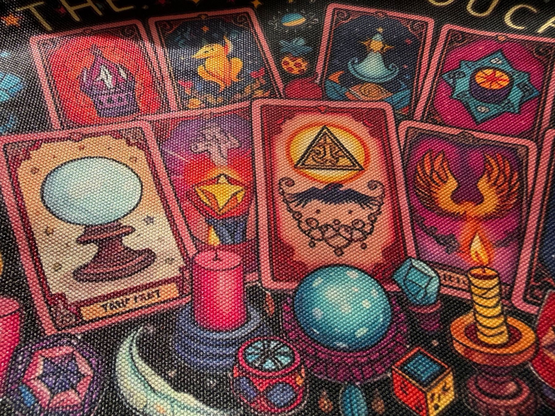 Kosmetikkoffer: Tarot Karten Tasche/Etui/Kosmetiktasche – Neu (gemäss Beschreibung) aus Gams von Mariawicca 3