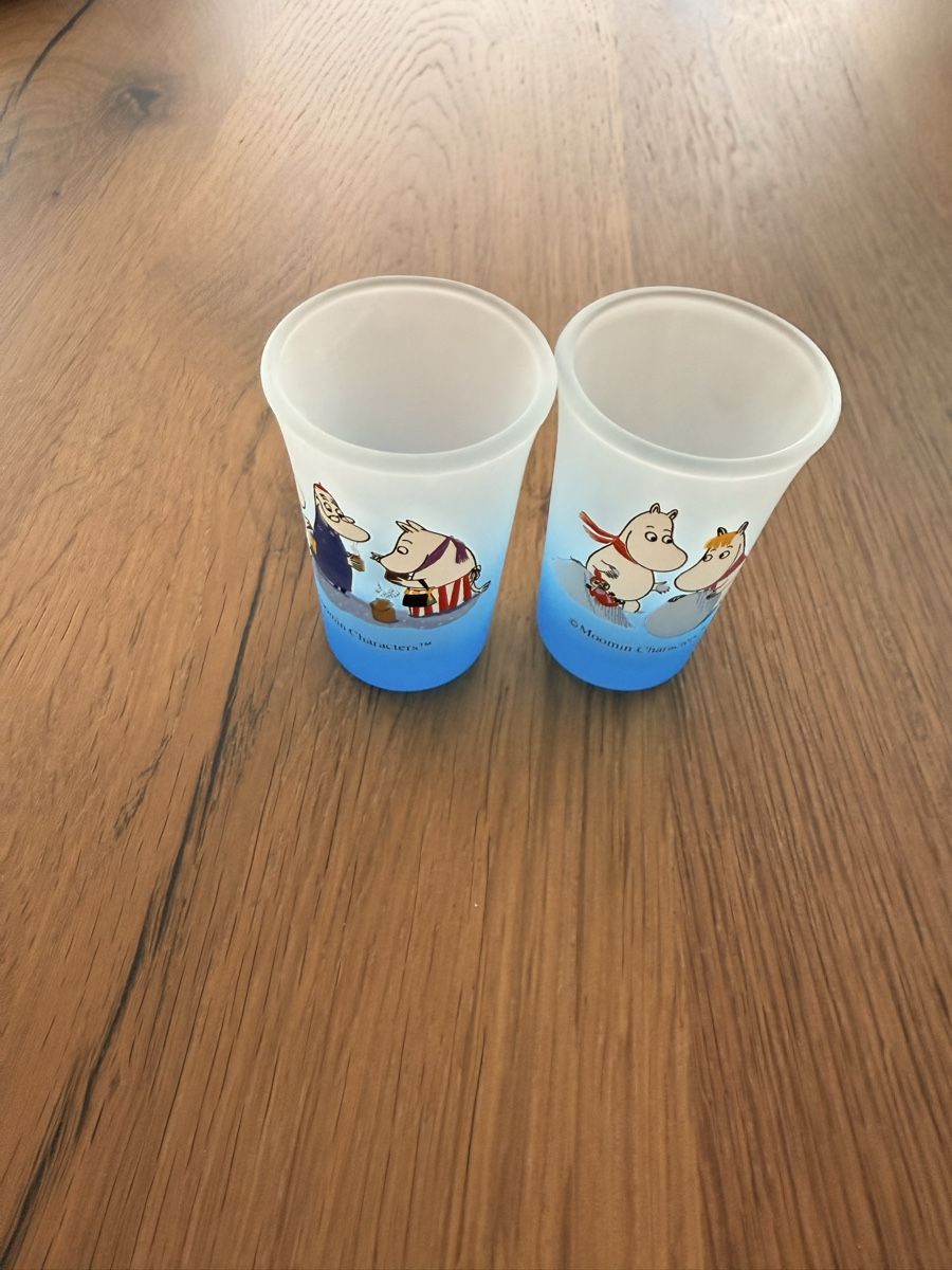 Bicchieri: Moomin Kleine Gläser – Nuovo e nell'imballaggio originale da Luzern venduto da marsupilami13 2