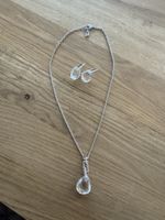 Swarovski Kette mit Anhänger und Ohrringe Set, wie neu