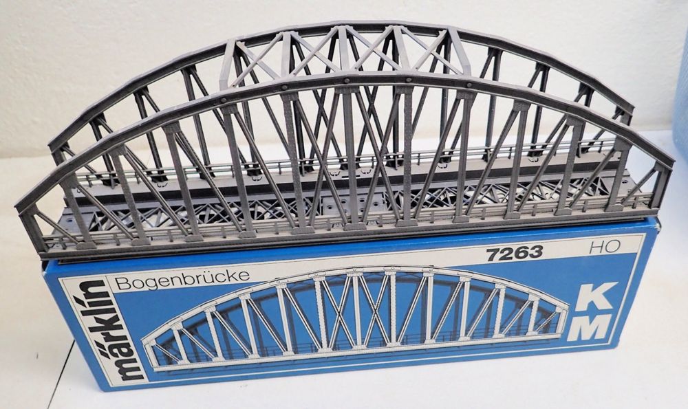 Märklin H0 Bogenbrücke Tablier de pont en arc Art 7263 Kaufen