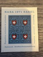 NABA 1971 Basel, Briefmarken, Viererblock, Top Zustand!