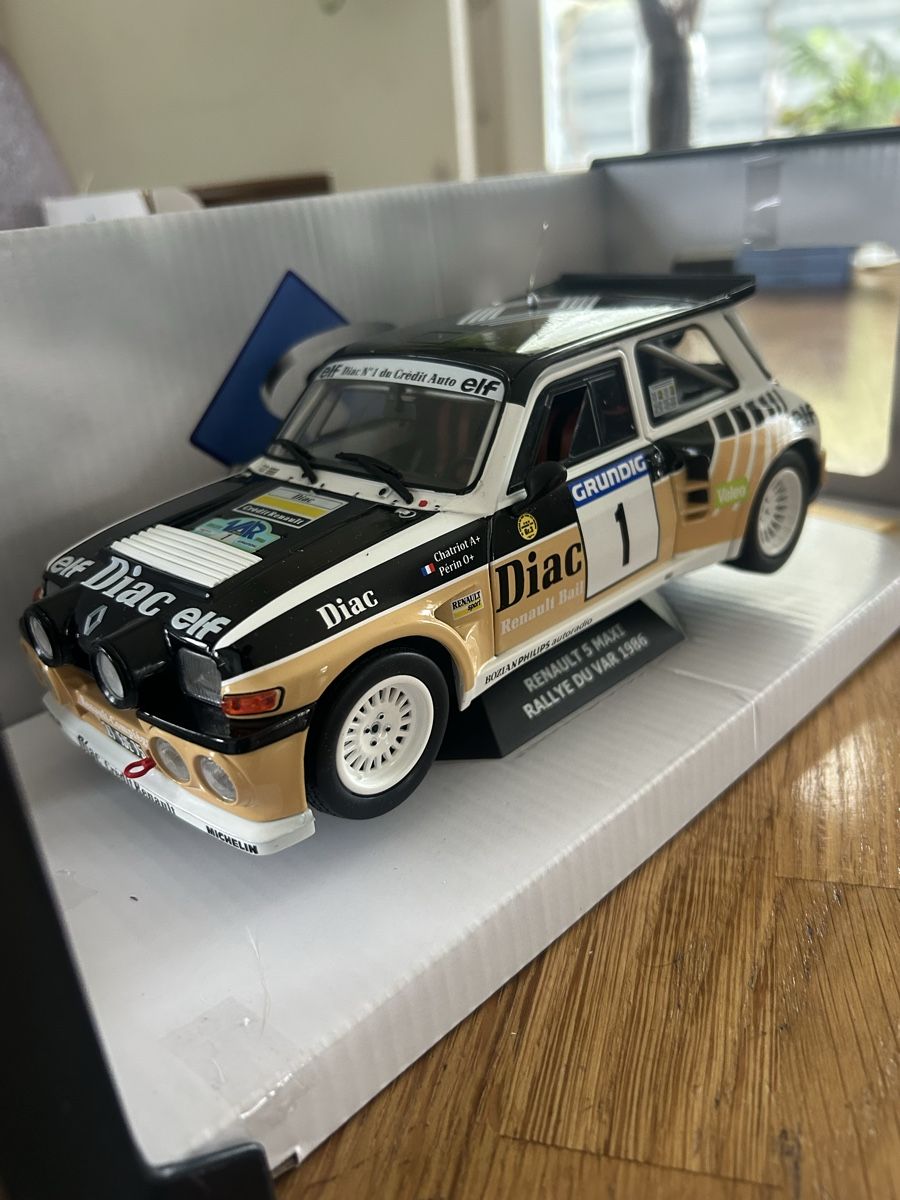 Renault Modellini d'auto: Renault R5 maxi turbo 1:18 – Nuovo e nell'imballaggio originale da Gampelen venduto da ste_r6hj