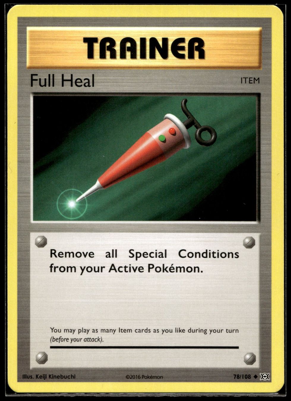 Pokémon Carte collezionabili: Full Heal (EVO EN 78/108) – Nuovo (secondo la descrizione) da Affoltern am Albis venduto da Chiesa_5
