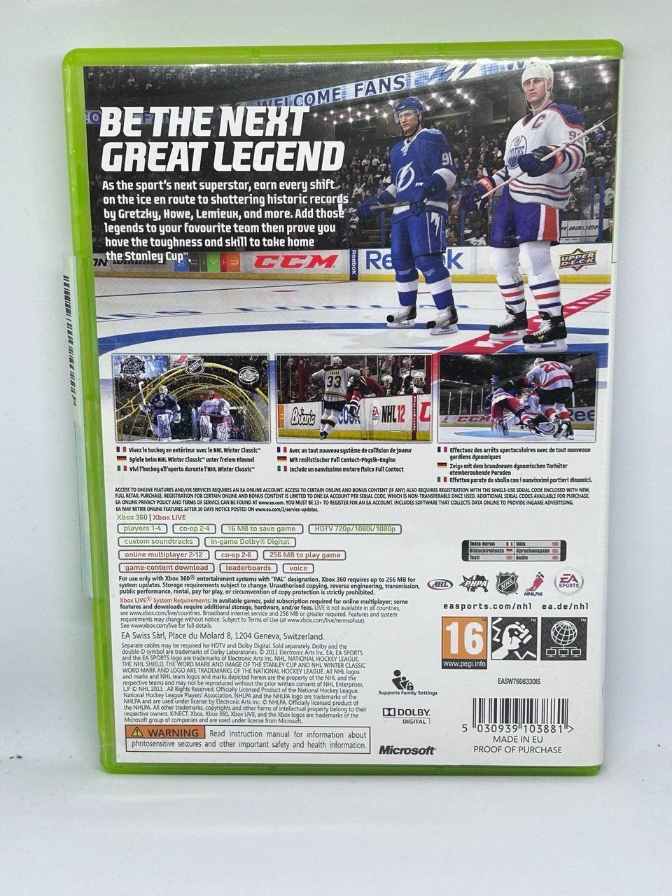 Microsoft Jeux: NHL 12 per Xbox 360 – D'occasion à Giubiasco par LorisVale 1