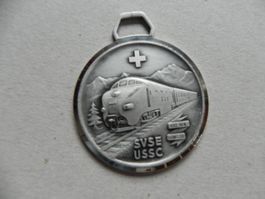 Medaille Schweiz Prägung SVSE Bahn Zug TEE Gewicht 25 Gramm