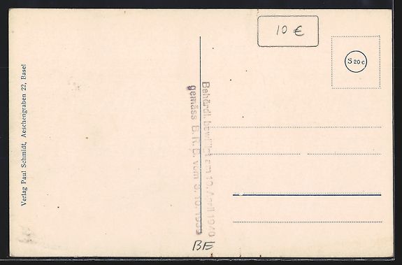 Cartoline postali: Langenthal, Kantonale landw. Schule Wald – Usato da Berlin venduto da bartko-reher 1