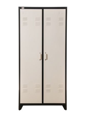 Schränke & Regale: Aktenschrank Spind ODESSA dunkelgrau-wei – Neu und originalverpackt aus Herbertingen von jet-line-e-trade