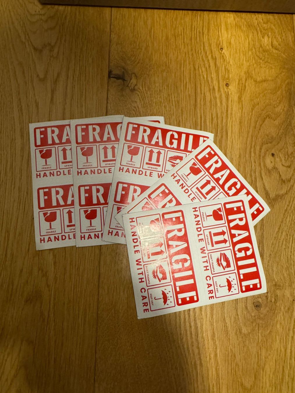 10x FRAGILE Sticker (8x5cm) – Paket Aufkleber ab 1.- (Neu (gemäss ...