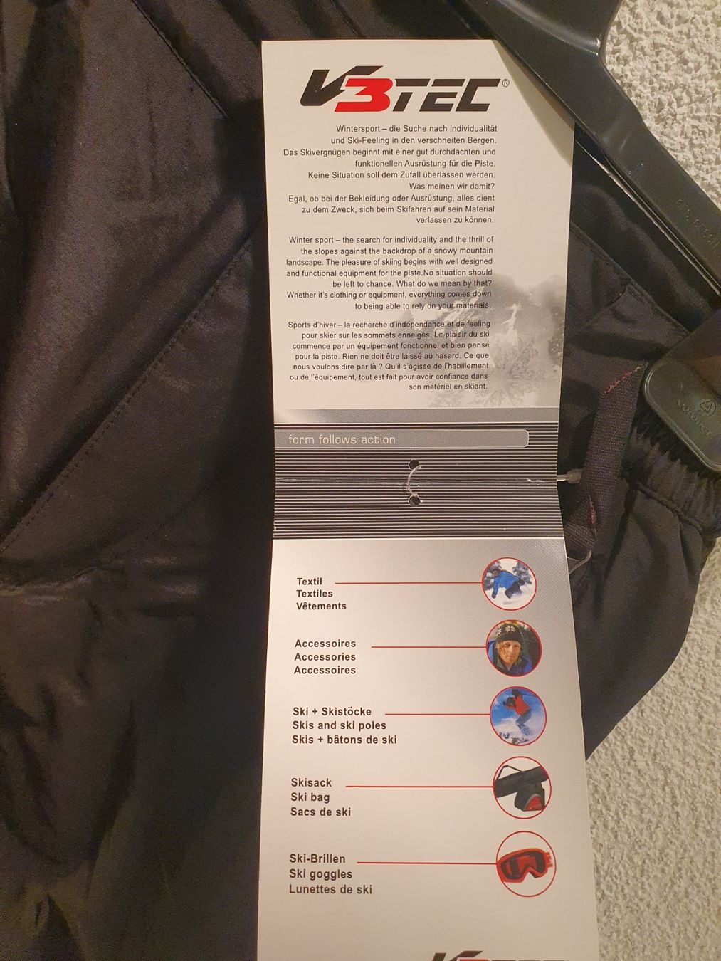 Pantaloni: Skihose Kinder V3Tec schwarz Gr. 128 – Nuovo e nell'imballaggio originale da Braunau venduto da Brand-Store 7