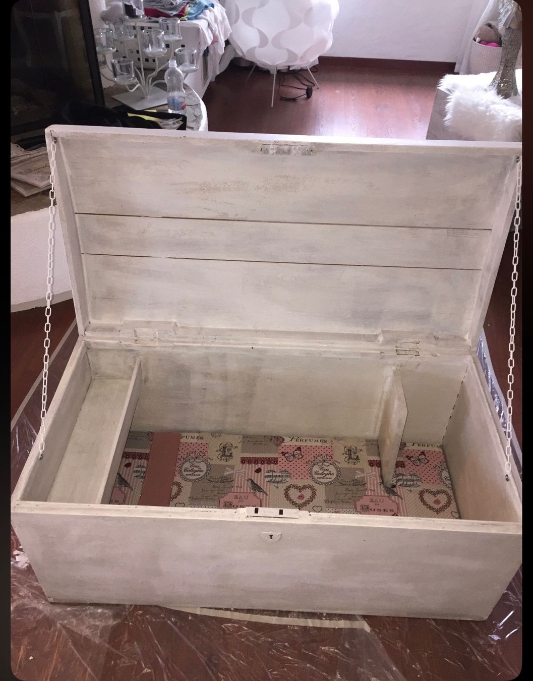 Cassapanche: Truhe, Deko-Objekt, Shabby Chic Stil – Usato da Hochdorf venduto da chiiaramatt