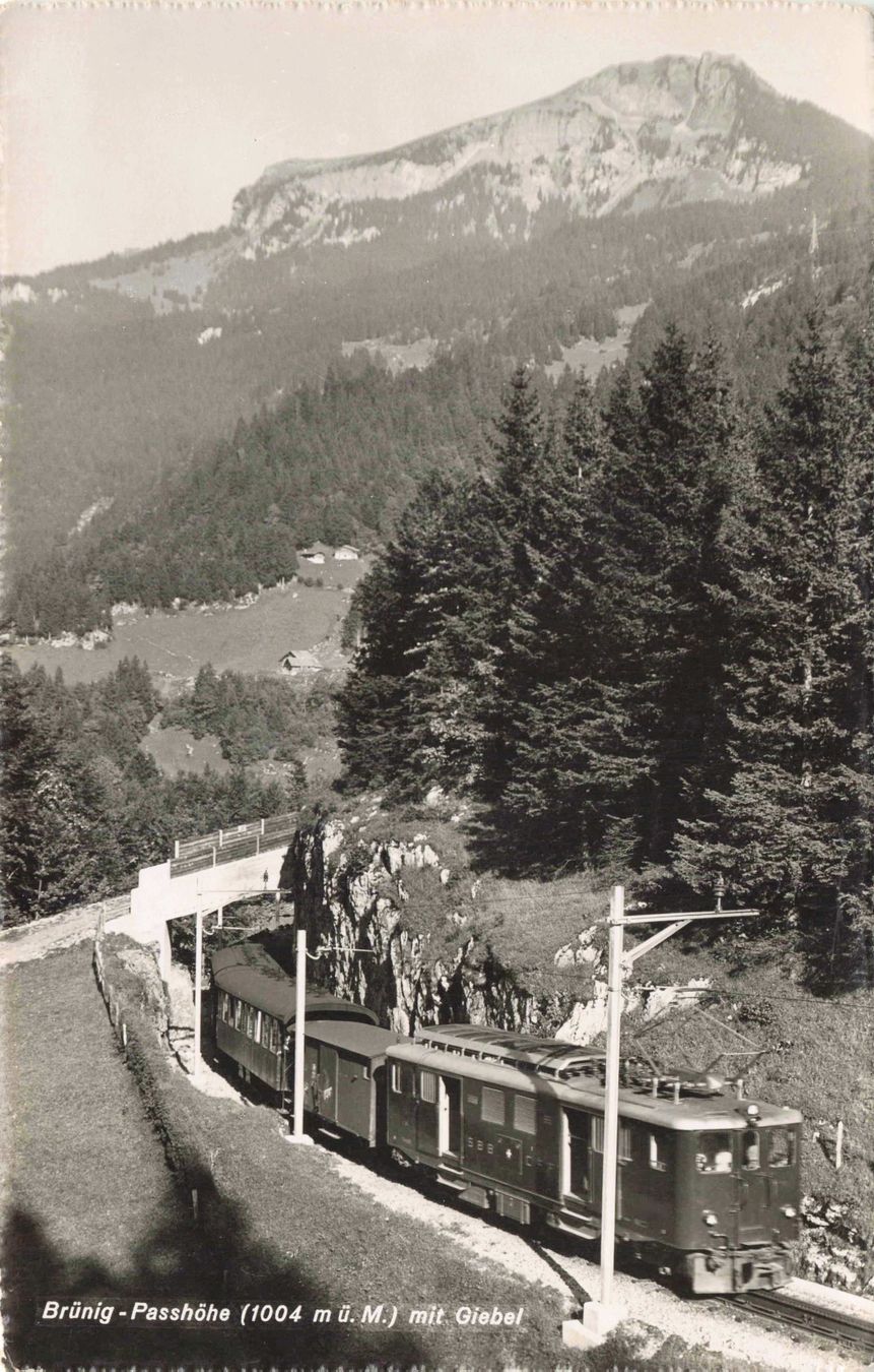 Cartoline postali: Brünig Passhöhe Zug – Usato da Biasca venduto da Blenio71