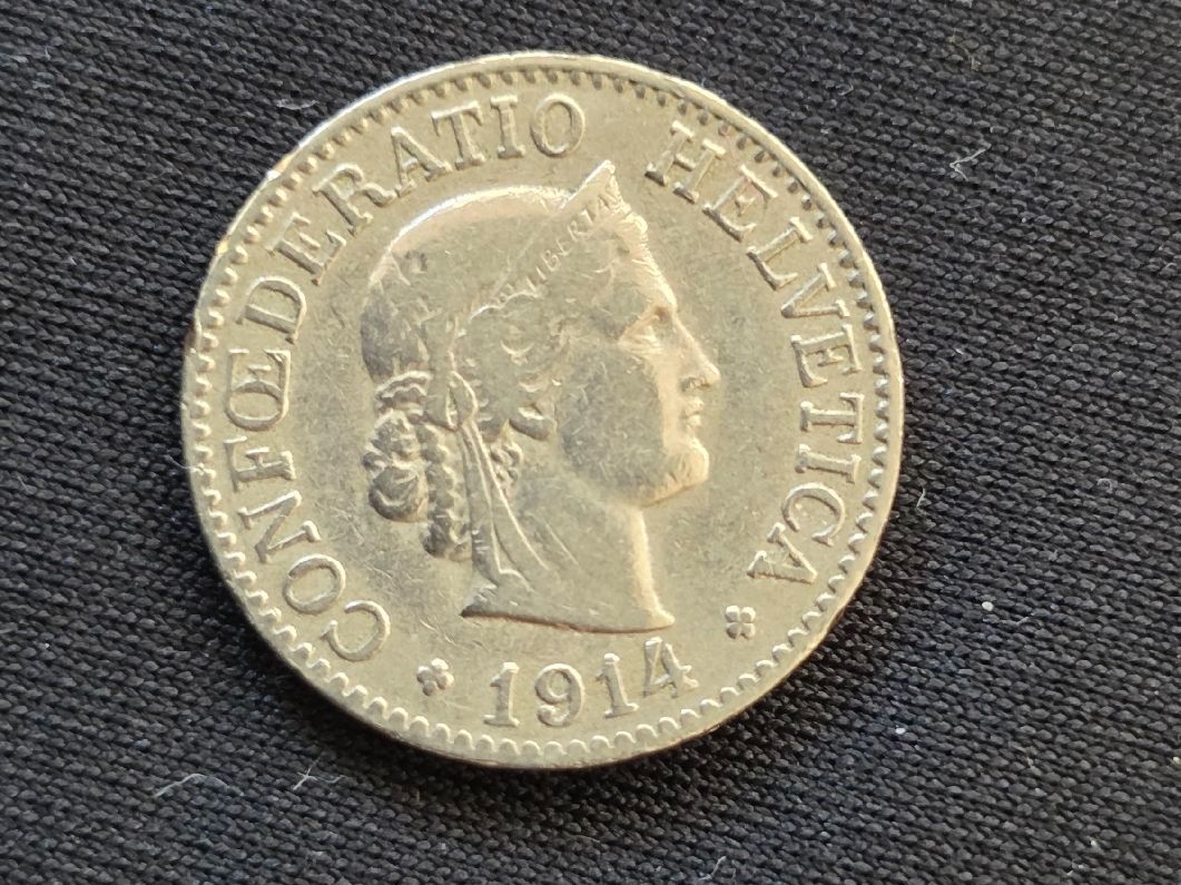 Tutti le monete: 10 cts 1914 – Usato da Genève venduto da bbastos