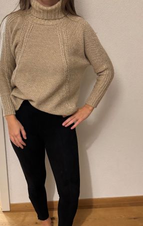 Pullover, beige, taille S.