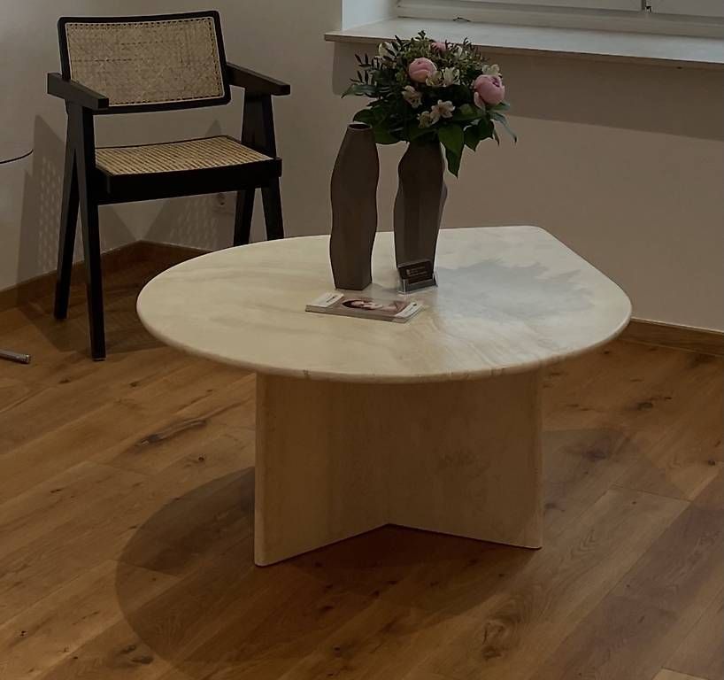 Tavoli: Marmor Stein Couchtisch Koffetable beige – Usato da Zürich venduto da car_9sdb