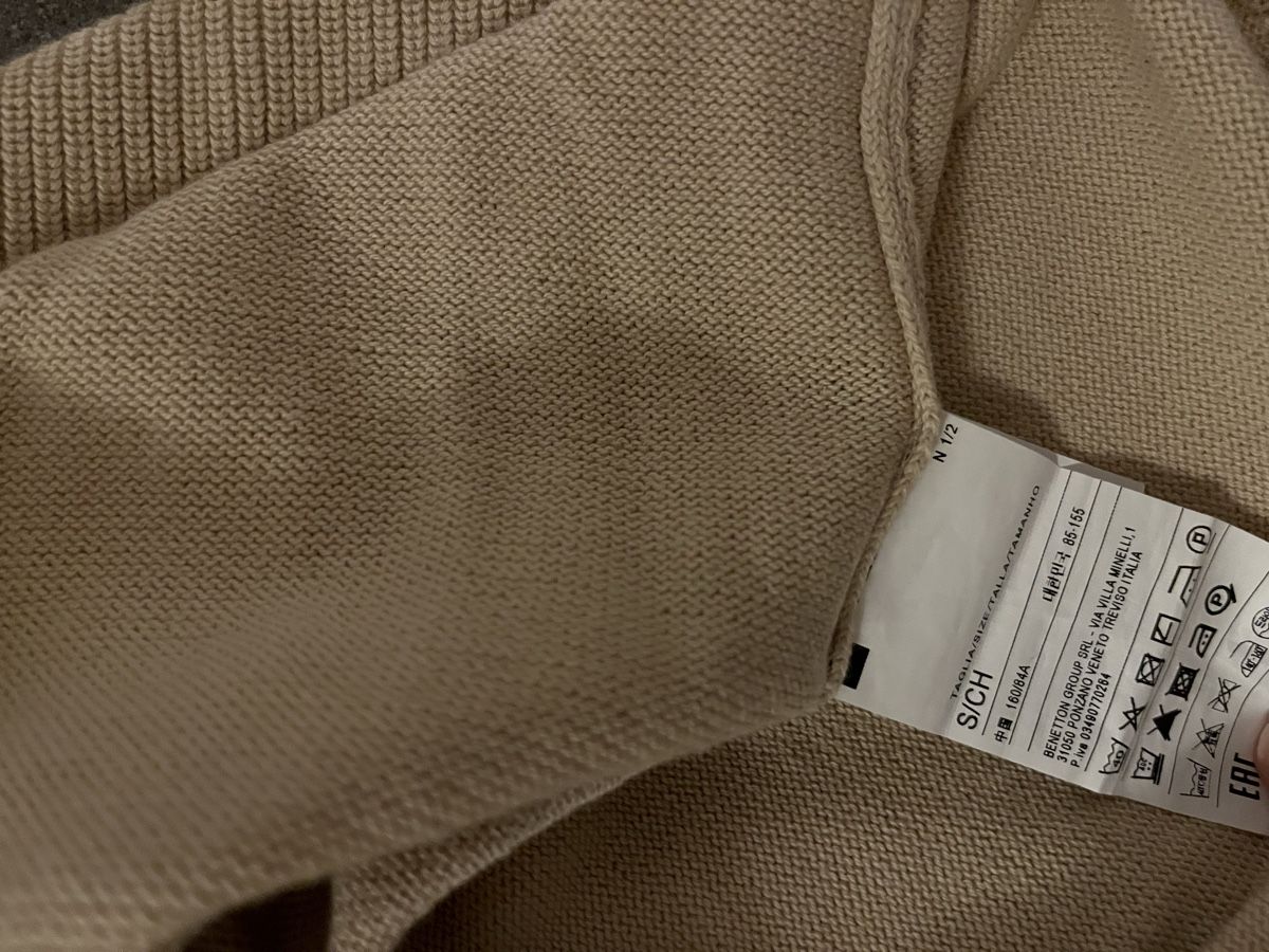 Benetton Maglioni & Felpe: Strickpullover beige Benetton S neu – Nuovo (secondo la descrizione) da Birrwil venduto da vanyboo 4