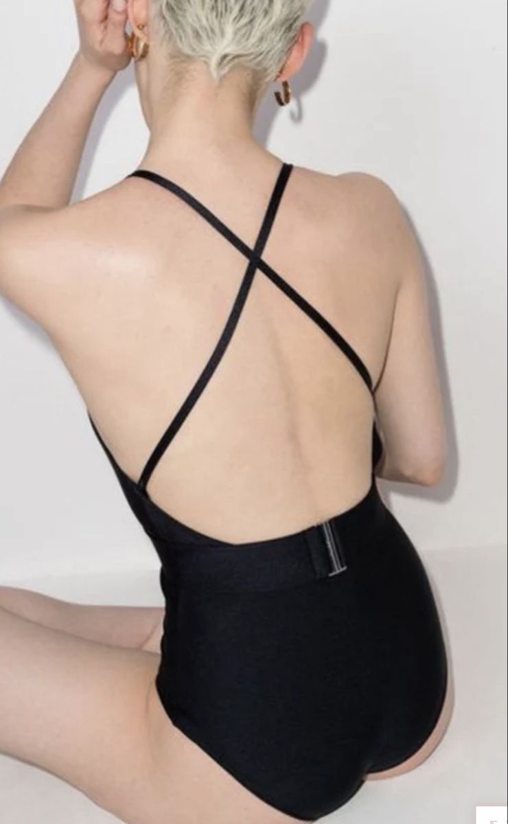 Gucci Costumi da bagno & Bikini: Schwarzer Badeanzug mit Gürtel, L neu – Nuovo (secondo la descrizione) da Hinterkappelen venduto da AlexBaumann80 1