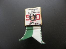 Insigne Commémoration Fusion La Coudre - Neuchâtel 1979