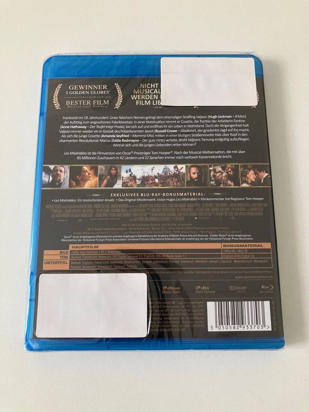 Tutti i DVDs: Les Miserables - Blu-ray- Neuware – Usato da Arbon venduto da Sugofresser 1