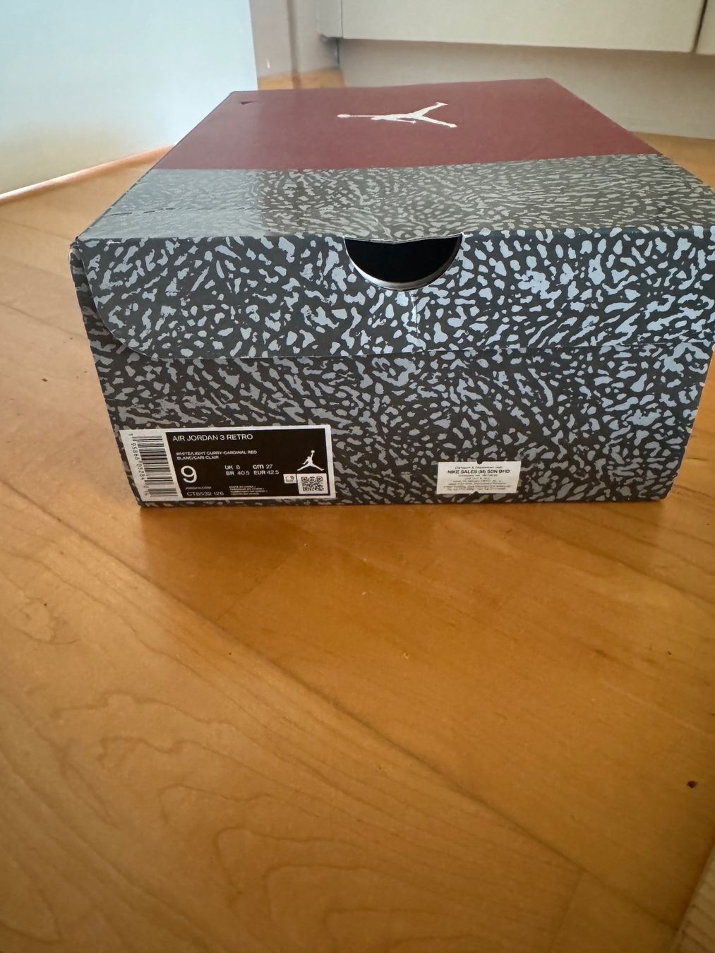 Jordan Scarpe da uomo: Air Jordan 3 Retro White/Light Curry-Cardinal Red – Usato da Konolfingen venduto da zoe_5cdb 4